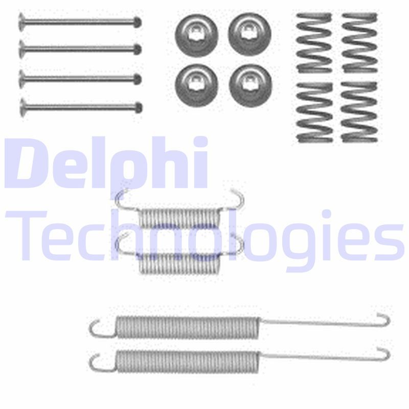 DELPHI Komplet dodatne opreme, kočione papuče
