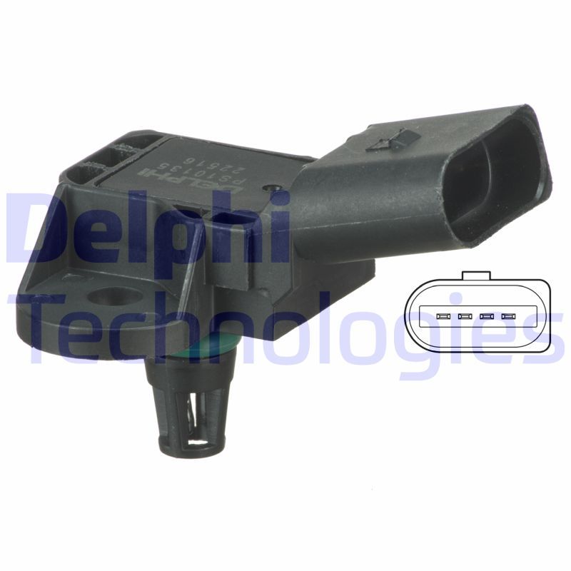 DELPHI Senzor pritiska tlaka usisne cijevi