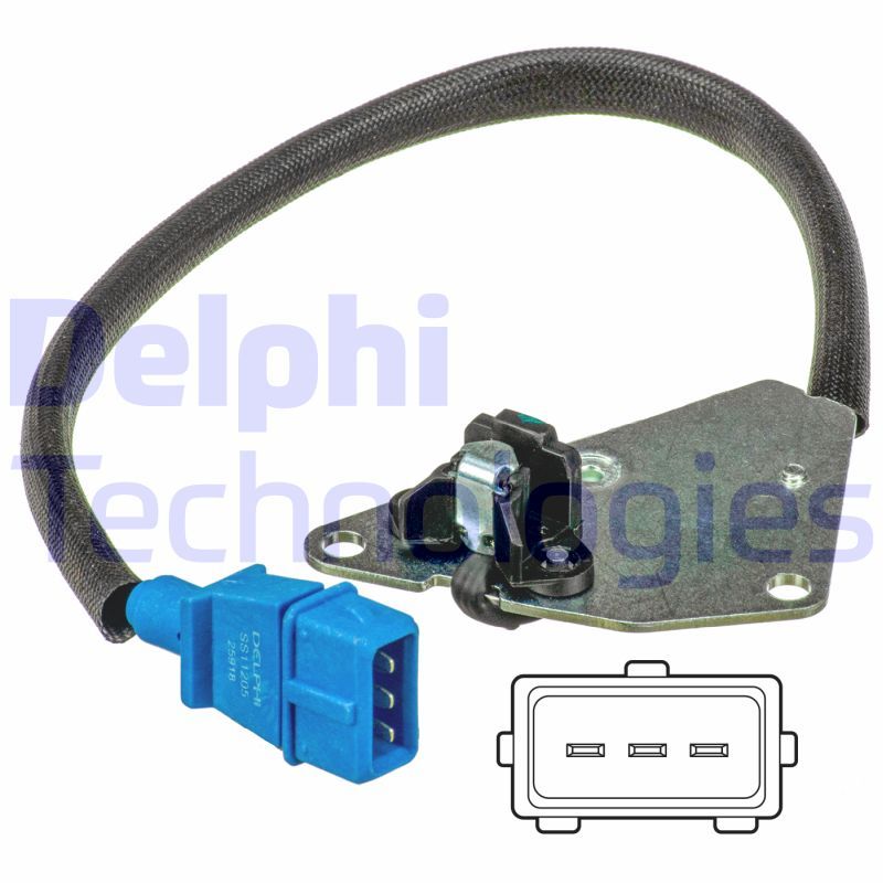 DELPHI ABS senzor
