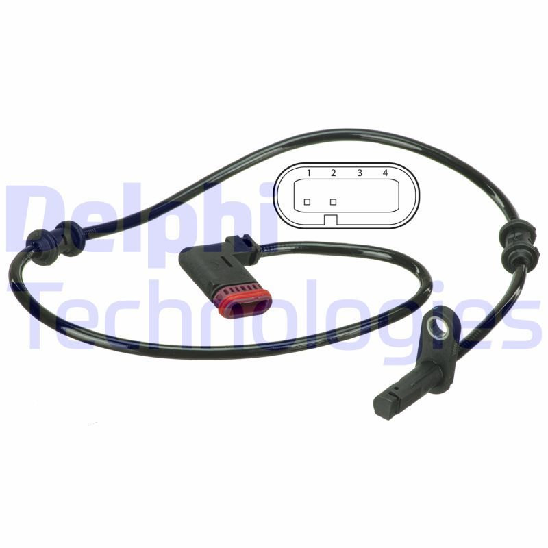 DELPHI Osjetnik, broj okretaja kotača