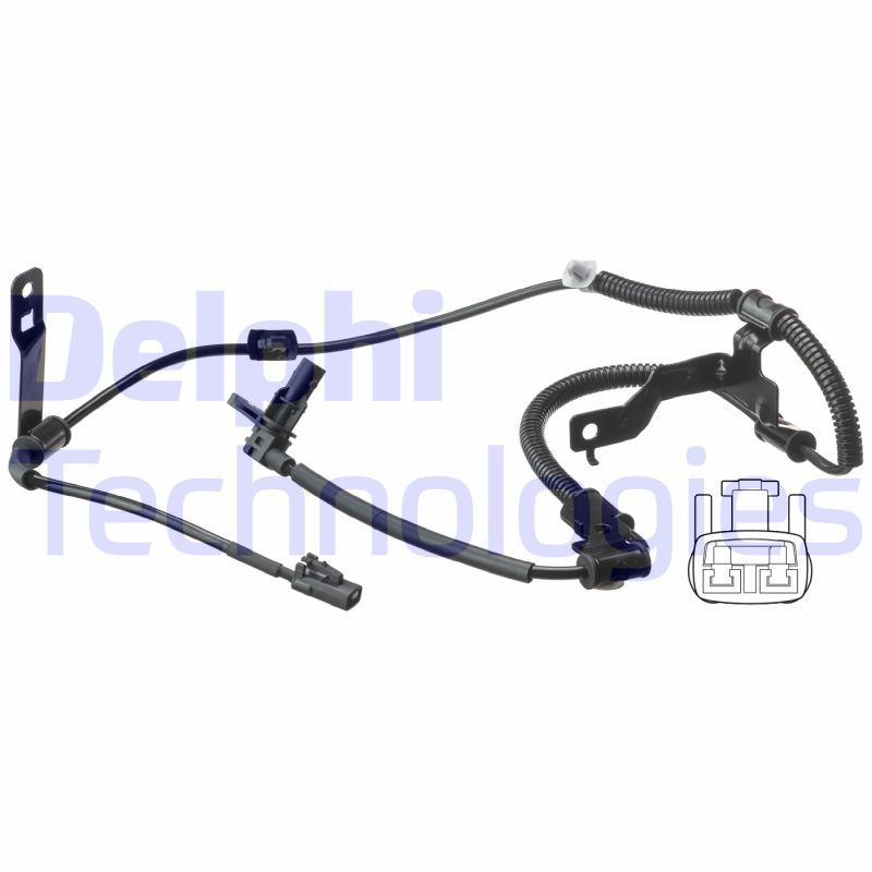 DELPHI Osjetnik, broj okretaja kotača