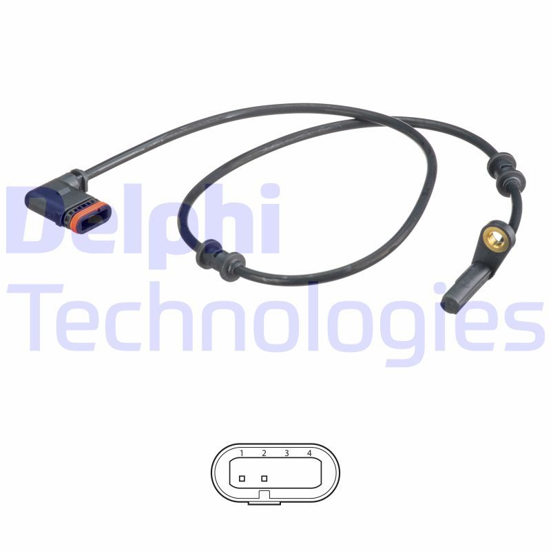 DELPHI Osjetnik, broj okretaja kotača