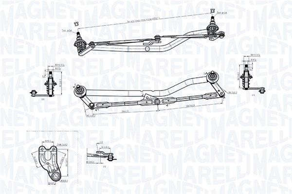 MAGNETI MARELLI Polužje brisača