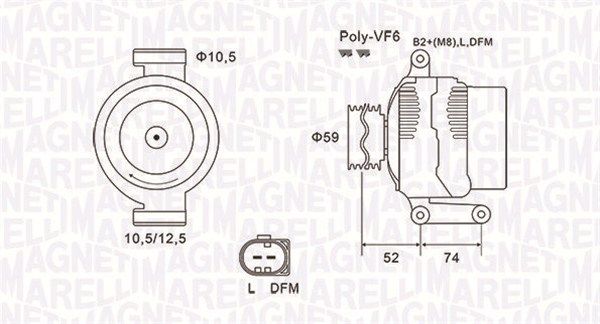 MAGNETI MARELLI Alternator