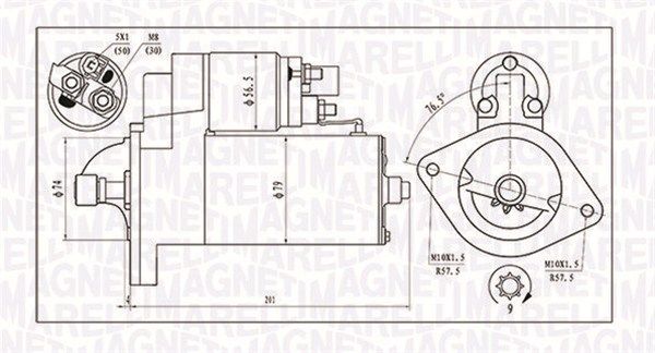 MAGNETI MARELLI Elektropokretač
