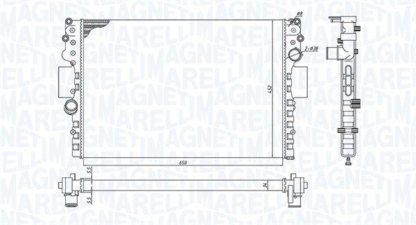 MAGNETI MARELLI Hladnjak, hlađenje motora