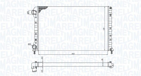 MAGNETI MARELLI Hladnjak, hlađenje motora