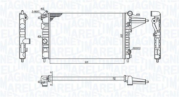 MAGNETI MARELLI Ventilator, hlađenje motora