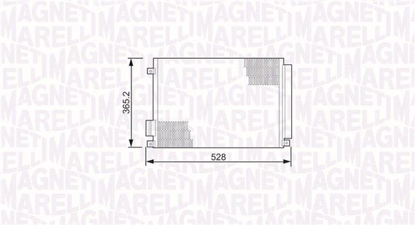 MAGNETI MARELLI Kondenzator, klima-uređaj