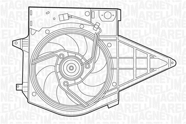 MAGNETI MARELLI Hladnjak ulja, motorno ulje
