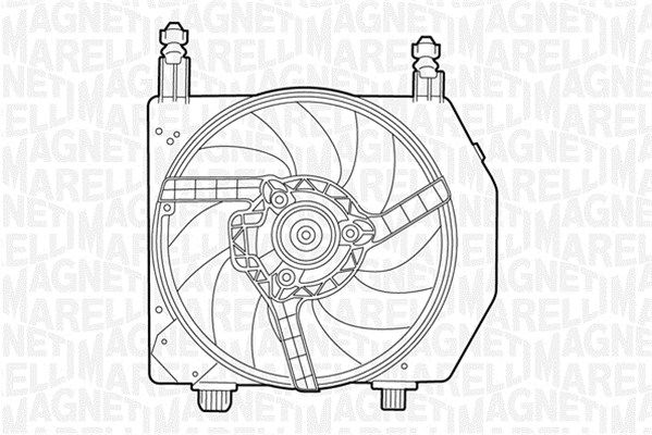 MAGNETI MARELLI Hladnjak ulja, motorno ulje