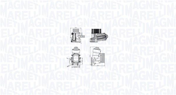 MAGNETI MARELLI Hladnjak ulja, motorno ulje