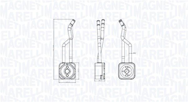 MAGNETI MARELLI Hladnjak ulja, motorno ulje