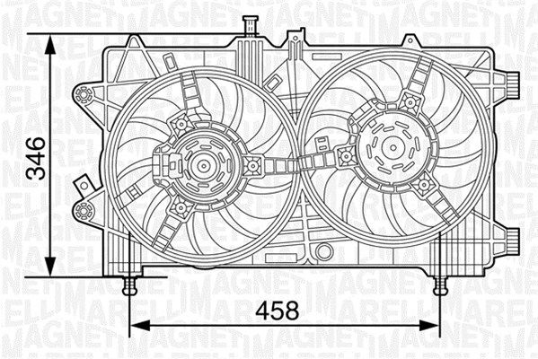 MAGNETI MARELLI Hladnjak ulja, motorno ulje