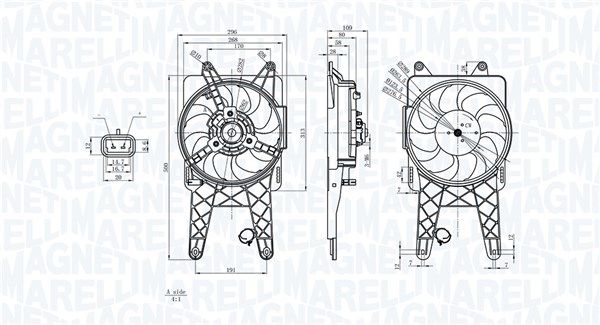 MAGNETI MARELLI Senzor, pomoć pri parkiranju